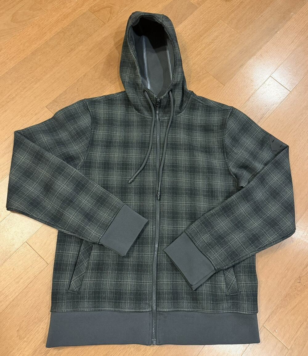 The North Face Outbound Full Zip Hoodie Men M Plaid Fleece Jacket